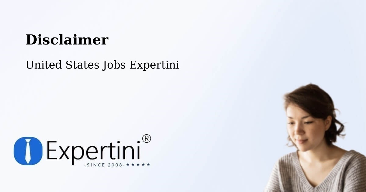 Disclaimer – Pleasanton - United States Jobs Expertini